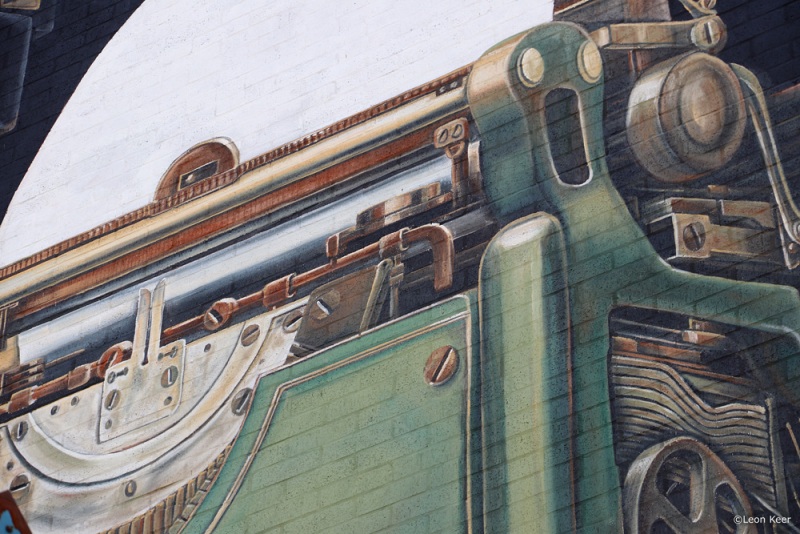 typewriter-namur-mural-3d-wallpainting