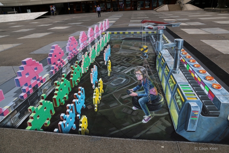 3d-street-painting-space-invaders