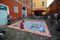 3D street painting Modena