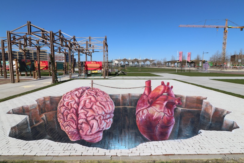 balance-heart-mind-leonkeer-3d-streetart