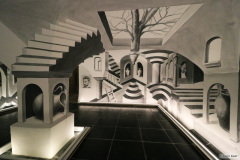 Anamorphic room Escher Princessehof