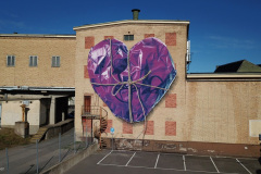 Mural 'Wrapped' in Söderhamn