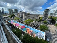 3d-Leonkeer-rotterdamsedakendagen-rooftopwalk-streetart-3d-anamorphic-straatkunst