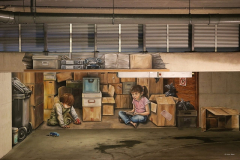 3D mural painting Almere