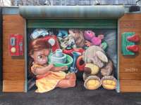 leonkeer-mural-3d-wynwoodwalls-miami-art-door-garage-toys-memory-mural-3d