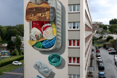 3D Mural 'Plastic Diet'