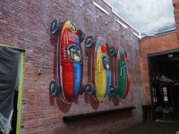3d-mural-streetart-cars-pole-position-leonkeer
