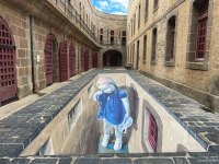 leonkeer-3d-streetpainting-morlaix-chateau-du-taureau-porcelain