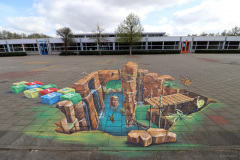 3D streetpainting Tilburg AR