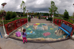 3D streetpainting Legoland