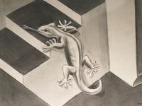 escher-salamander-Convex-Concave-mural-leonkeer