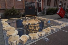 3D street painting Indiestad