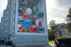 Gravity 3D mural by Leon Keer Wuppertal