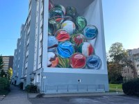 3dmural-muurschildering-leonkeer-wuppertal-Murmeln-knikkers-marbles-muurschildering-urban-art