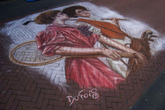 ISPF Rijssen 2010 street painting by Leon Keer