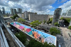 Rooftop painting Rotterdam
