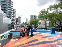 team-rotterdamsedakendagen-leonkeer-3d-streetart-graffiti-dakschildering-streetpainting