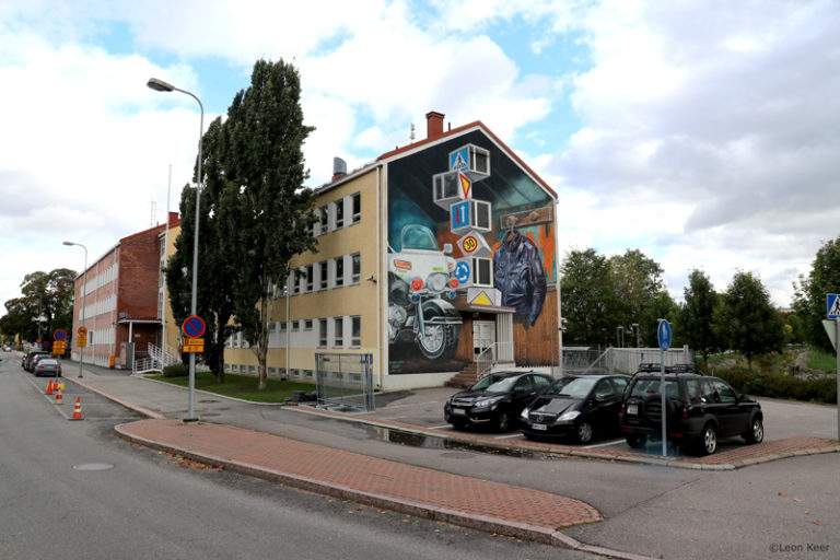 3D Mural Leon Keer Salo Finland