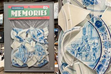 — Shards of Memories— 3D Mural ‘Shards of Memorie’ painting Straatmuseum in Amsterdam. Explanation of the work: The events of the past remain like shards in the present. We would rather not be reminded of past adversities, but we should certainly cherish them in order to learn and reflect to make the right choices for building nicer memories in the future.