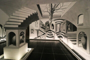 Leon Keer Escher anamorphic room Princessehof